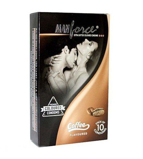 Manforce_coffee_Flavoured_Extra_Dotted_Condoms-smackdeal