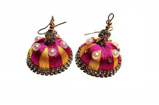 Stylish Traditional Party Wear Jhumka Earring