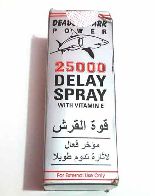 deadly shark power 25000 delay sex excitement spray