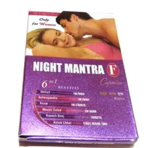 Night Mantra F Capsules for Female Sexual Desire Stamina