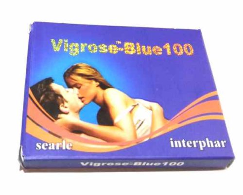 Vigrose-Blue 100 Mg Tablet For Men