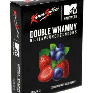 KamaSutra Double Whammy Flavored Condom 3 Pcs Private Pack