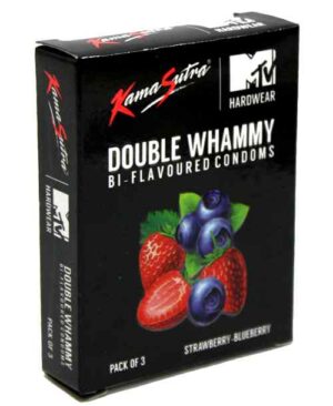 kamasutra double whammy flavored condom