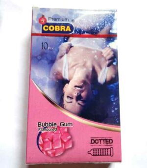 cobra premium bubble gum flavoured condoms