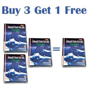Vigora Oral Jelly 100 mg Buy 3 Get 1 Free Pack