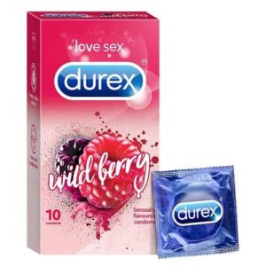 Durex Wildberry Flavoured Condoms10 pcs
