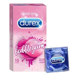 Durex Condoms Bubblegum Flavoured 10 Pieces