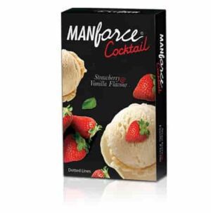 Manforce Condoms Cocktail Strawberry Flavour