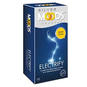 Moods Silver Electrify Condoms 12 Pieces