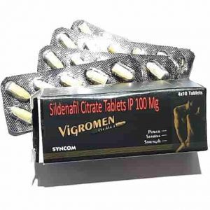 Vigromen Blue Tablet 100mg – 40 Pieces