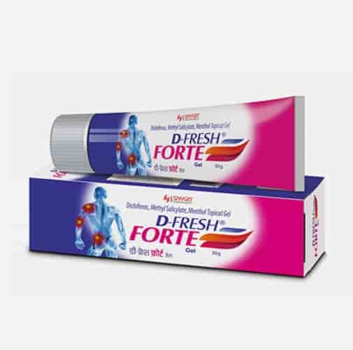D Fresh Forte Gel 30gm Uses for Muscle Pain Buy Online - SmackDeal
