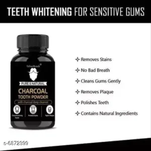 UrbanMooch Tooth Whitening Charcoal Powder with ALOE VERA