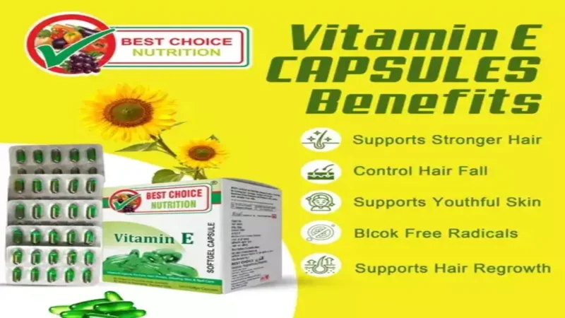 Best Choice Nutrition Vitamin E Capsules