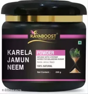 KAYABOOST Neem Karela Jamun Powder